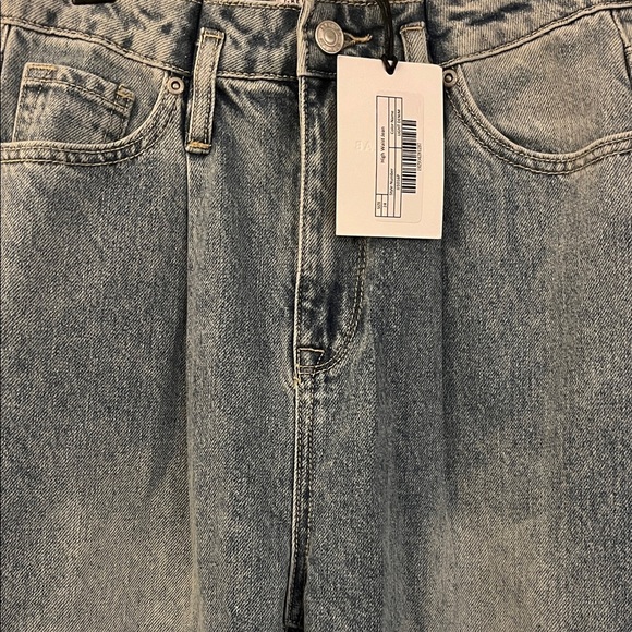 GREY LAB Light Blue Flare & Wide Leg Jeans, 24 - Picture 3 of 6